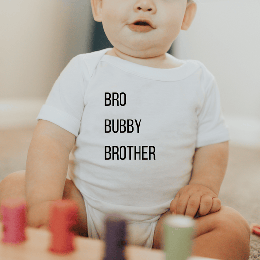 Bro/Bubby/Brother Bodysuit | Organic Cotton